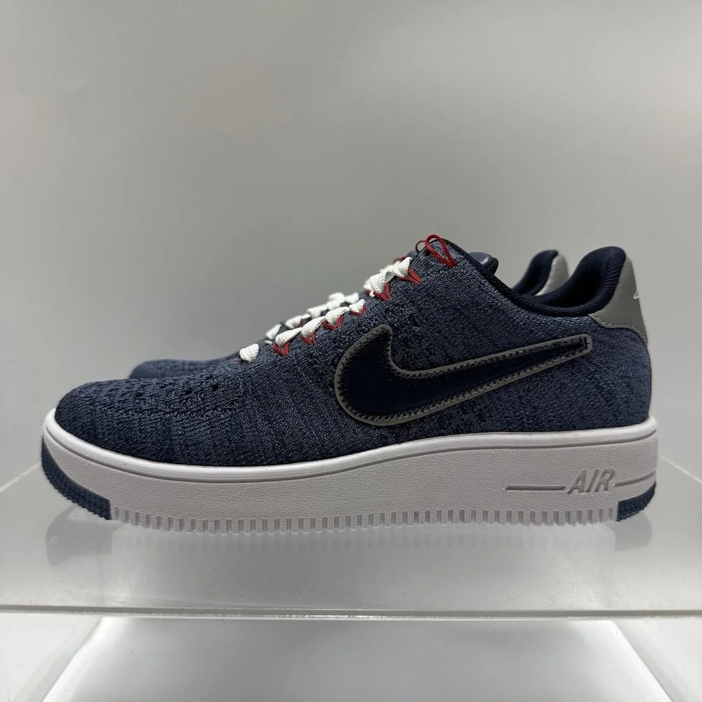 NEW! Nike Air Force 1 Ultra Flyknit Patriots Robert Kraft FV4079-491 Men's 7.5